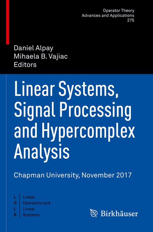 Produktbild: Linear Systems, Signal Processing and Hypercomplex Analysis