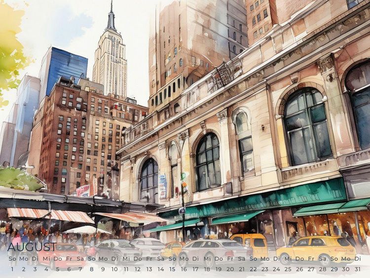 Produktbild: New York Artwork Edition Kalender 2027
