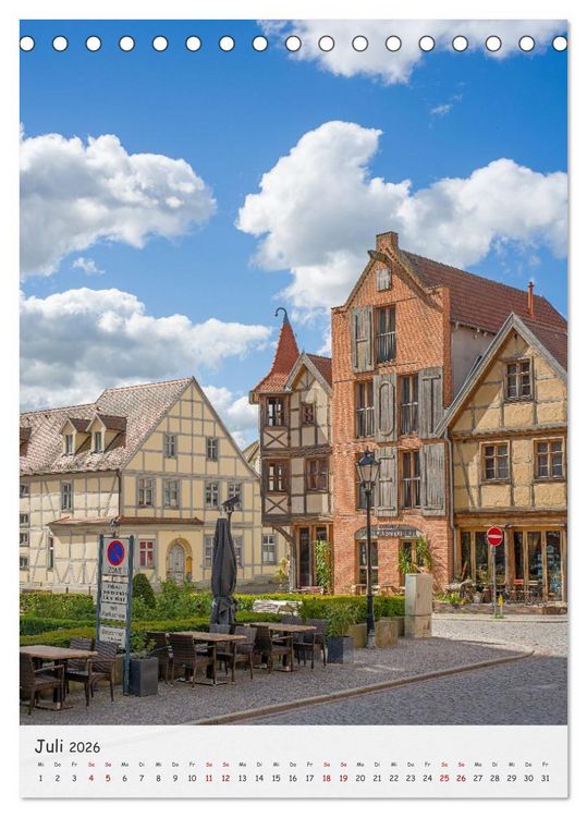 Produktbild: Tangerm&uuml;nde - Historische Altstadt an der Elbe (Tischkalender 2026 DIN A5 hoch), CALVENDO Monatskalender