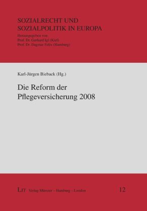 Produktbild: Reform der Pflegeversicherung 2008