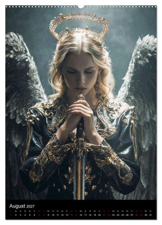 Produktbild: Gothic Angels (Wandkalender 2027 DIN A2 hoch), CALVENDO Monatskalender