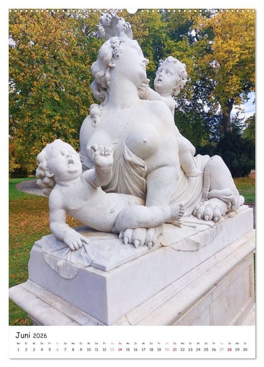 Produktbild: Der Park Sanssouci - ein Traum (hochwertiger Premium Wandkalender 2026 DIN A2 hoch), Kunstdruck in Hochglanz