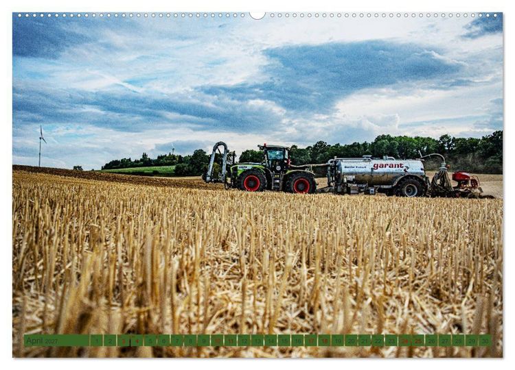 Produktbild: Landwirtschaft - G&uuml;lleausbringung (hochwertiger Premium Wandkalender 2027 DIN A2 quer), Kunstdruck in Hochglanz