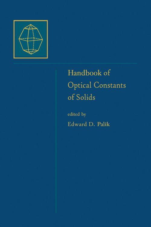 Produktbild: Handbook of Optical Constants of Solids, Author and Subject Indices for Volumes I, II, and III