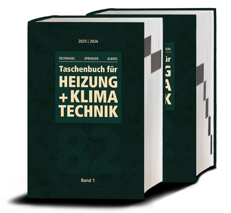 Produktbild: Recknagel - Taschenbuch f&uuml;r Heizung und Klimatechnik 82. Ausgabe 2025/2026 - Premiumversion inkl. eBook