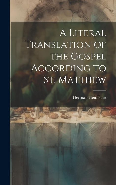 Produktbild: A Literal Translation of the Gospel According to St. Matthew