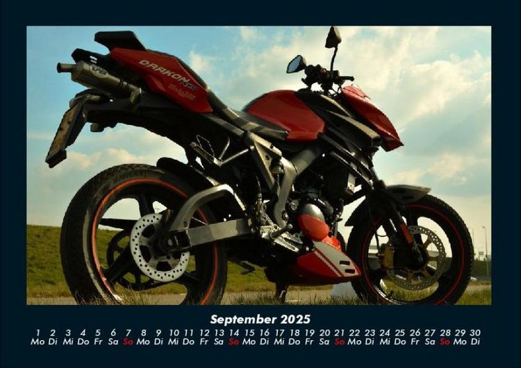 Produktbild: Motorräder 2025 Fotokalender DIN A4