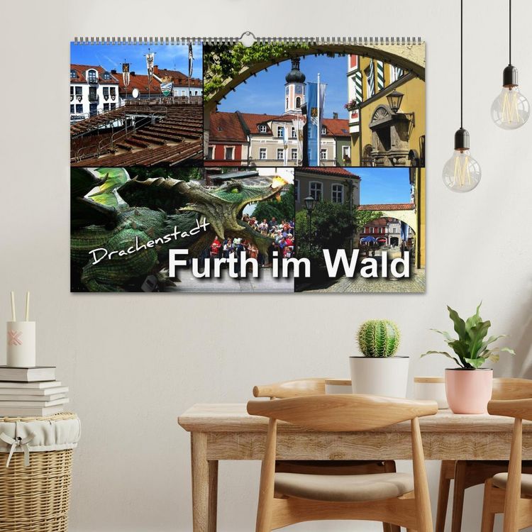 Produktbild: Drachenstadt Furth im Wald (Wandkalender 2026 DIN A2 quer), CALVENDO Monatskalender