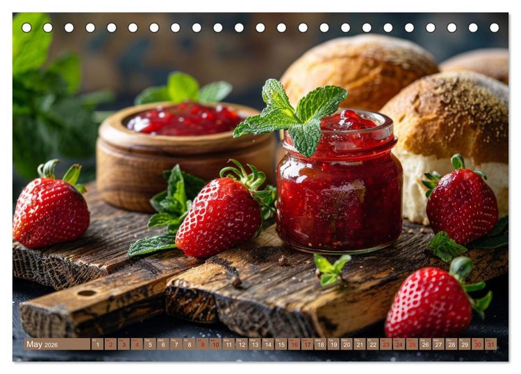 Produktbild: Fruit Paradise in a Jar (Desk Calendar 2026 DIN A5 landscape), CALVENDO 12 Month DeskCalendar