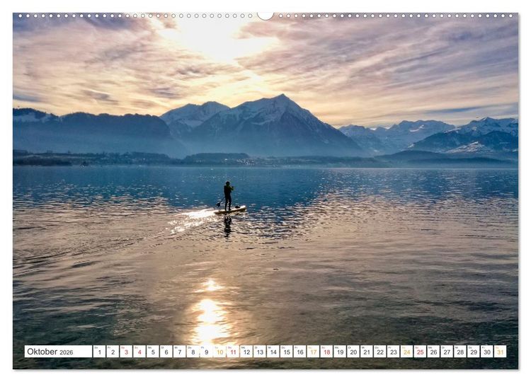 Produktbild: Stand-Up-Paddling SUP (Wandkalender 2026 DIN A2 quer), CALVENDO Monatskalender