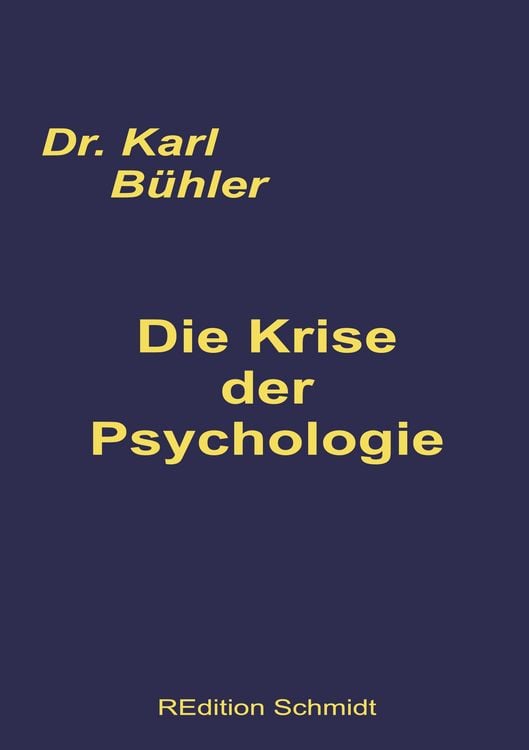 Produktbild: Die Krise der Psychologie