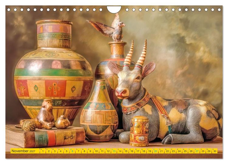 Produktbild: Afrikanische Stillleben - Der afrikanischen Kunst nachempfunden (Wandkalender 2027 DIN A4 quer), CALVENDO Monatskalender