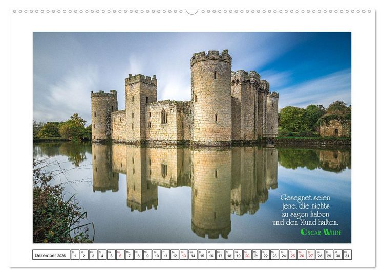 Produktbild: Interessante und sch&ouml;ne Zitate (Wandkalender 2026 DIN A2 quer), CALVENDO Monatskalender