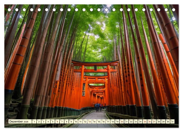 Produktbild: Typisch Japanisch (Tischkalender 2026 DIN A5 quer), CALVENDO Monatskalender