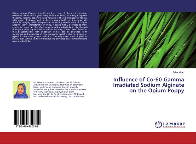 Produktbild: Influence of Co-60 Gamma Irradiated Sodium Alginate on the Opium Poppy