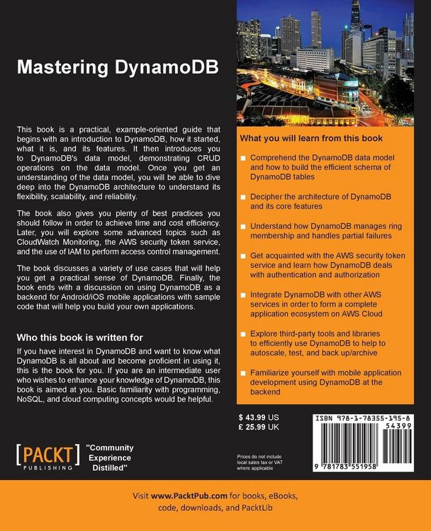 Produktbild: Mastering Dynamodb
