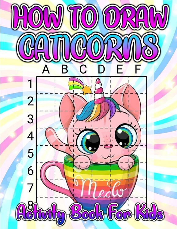 Produktbild: How To Draw Caticorns Activity Book For Kids