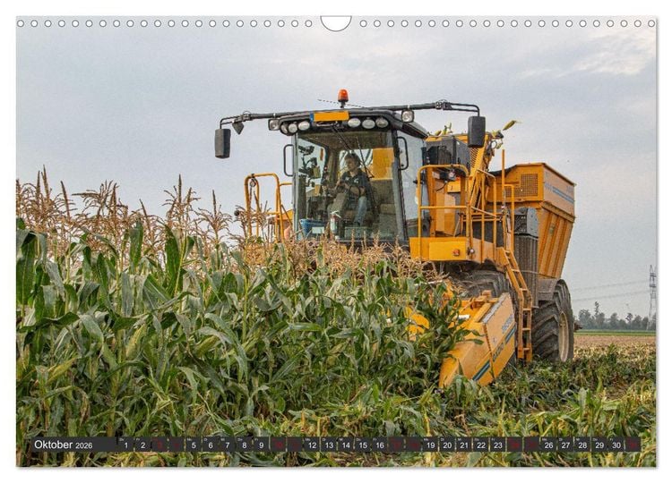 Produktbild: Landtechnik im Einsatz (Wandkalender 2026 DIN A3 quer), CALVENDO Monatskalender