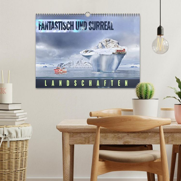 Produktbild: Fantastisch und surreal - Landschaften (Wandkalender 2026 DIN A3 quer), CALVENDO Monatskalender