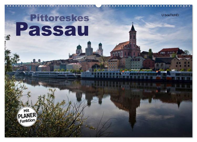 Produktbild: Pittoreskes Passau (Wandkalender 2026 DIN A2 quer), CALVENDO Monatskalender
