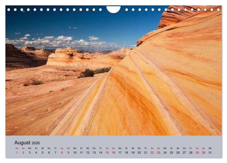 Produktbild: Magische Landschaften - Unterwegs im S&uuml;dwesten der USA (Wandkalender 2026 DIN A4 quer), CALVENDO Monatskalender