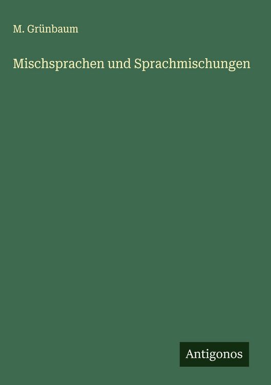Produktbild: Mischsprachen und Sprachmischungen