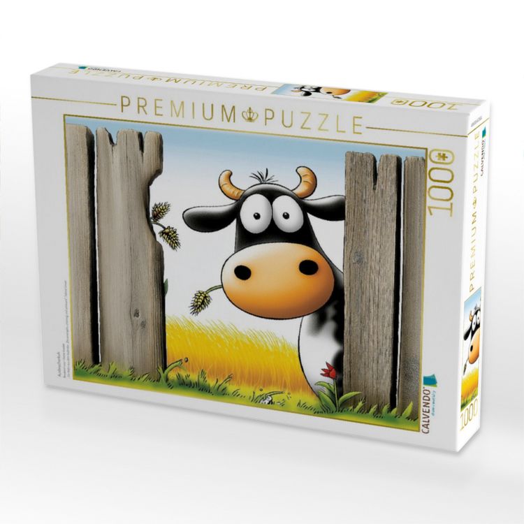 Produktbild: CALVENDO Puzzle Ausbrecherkuh | 1000 Teile Lege-Gr&ouml;&szlig;e 64x48cm Foto-Puzzle f&uuml;r gl&uuml;ckliche Stunden