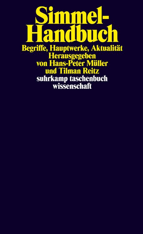 Produktbild: Simmel-Handbuch