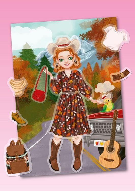 Produktbild: Fashion & Styles: Anziehpuppen mit Folienstickern. Party-Looks