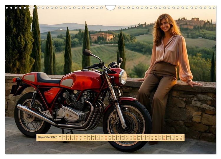 Produktbild: Lack und Leinwand &ndash; Motorr&auml;der (Wandkalender 2027 DIN A3 quer), CALVENDO Monatskalender