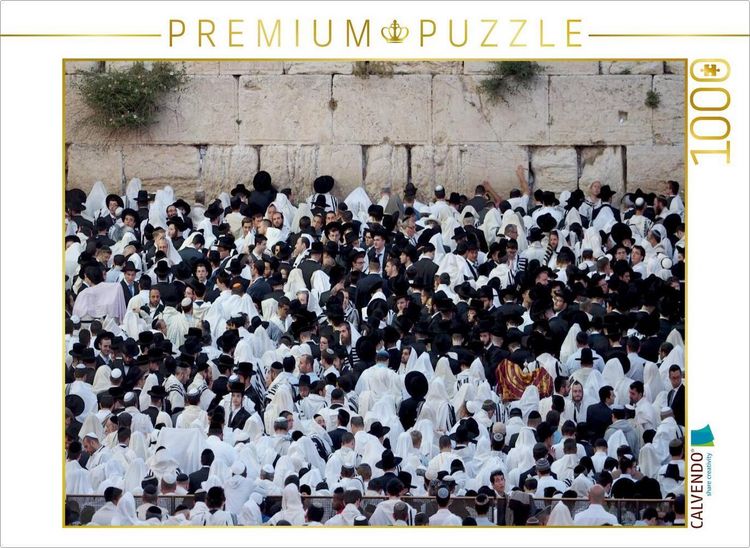 Produktbild: CALVENDO Puzzle Westmauer | 1000 Teile Lege-Gr&ouml;&szlig;e 64x48cm Foto-Puzzle f&uuml;r gl&uuml;ckliche Stunden