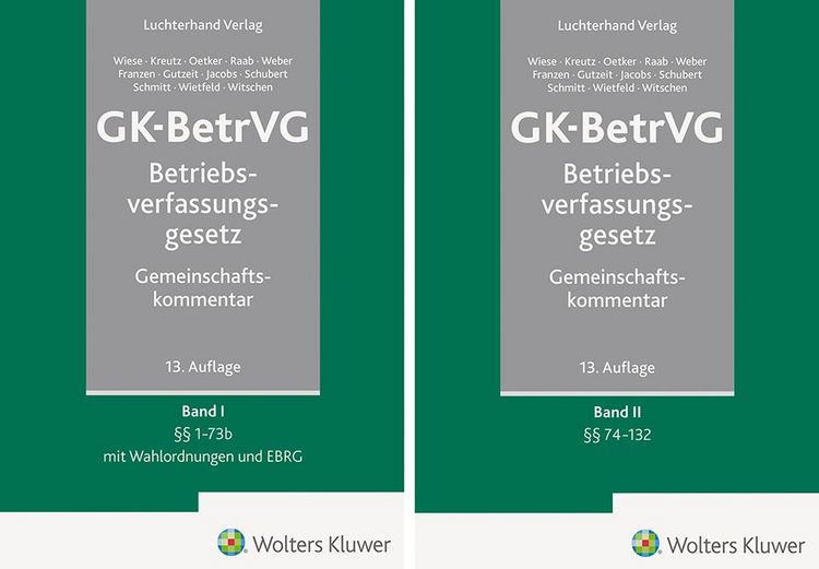 Produktbild: GK-BetrVG Betriebsverfassungsgesetz