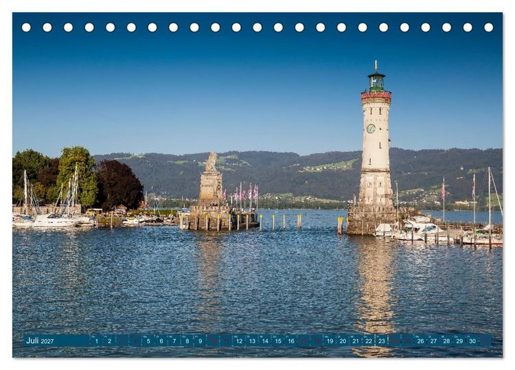 Produktbild: Bayern - Sehensw&uuml;rdigkeiten vom Allg&auml;u bis zum K&ouml;nigssee (Tischkalender 2027 DIN A5 quer), CALVENDO Monatskalender