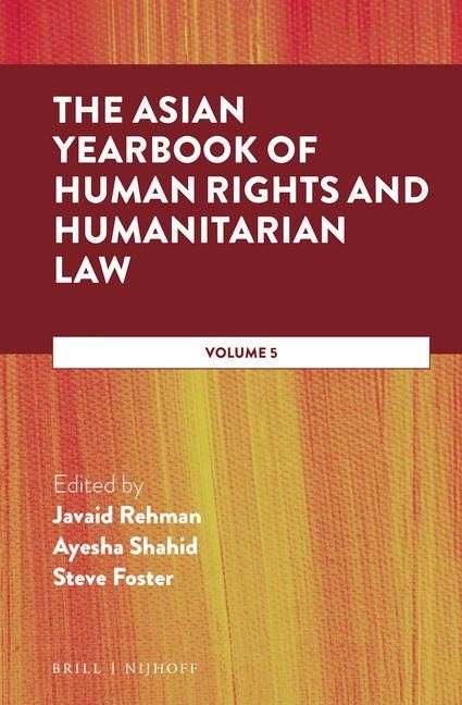 Produktbild: The Asian Yearbook of Human Rights and Humanitarian Law