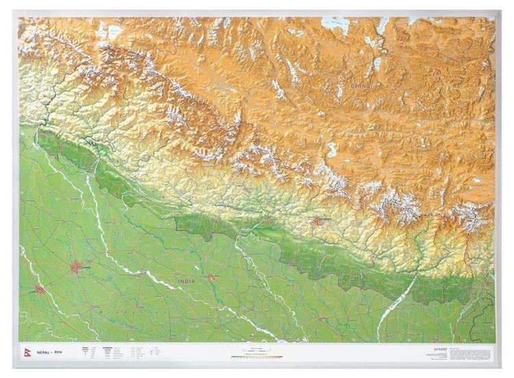 Produktbild: Markgraf, A: Nepal Gross 1:1.150.000