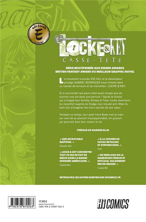 Produktbild: Locke key, t2 : casse-tete