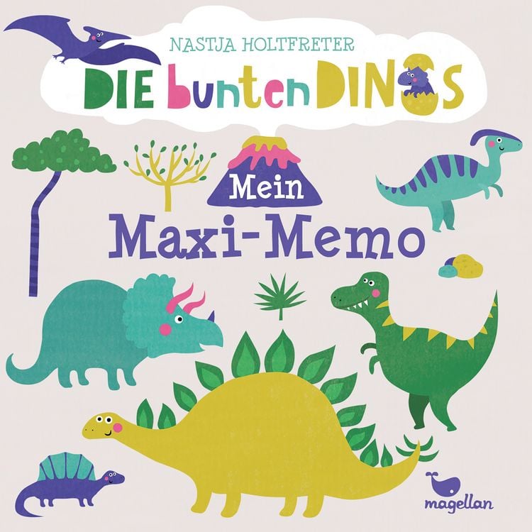 Produktbild: Die bunten Dinos - Mein Maxi-Memo