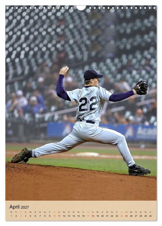 Produktbild: Baseball Power (Wandkalender 2027 DIN A3 hoch), CALVENDO Monatskalender