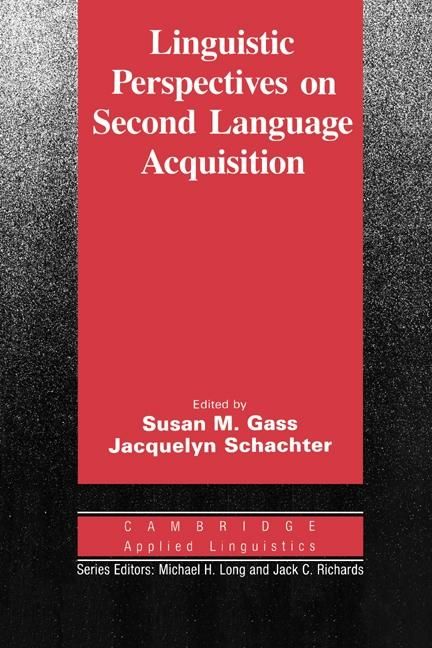 Produktbild: Linguistic Perspectives on Second Language Acquisition