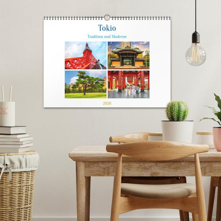 Produktbild: Tokio - Tradition und Moderne (Wandkalender 2026 DIN A3 quer), CALVENDO Monatskalender