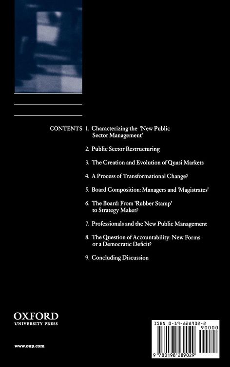 Produktbild: The New Public Management in Action