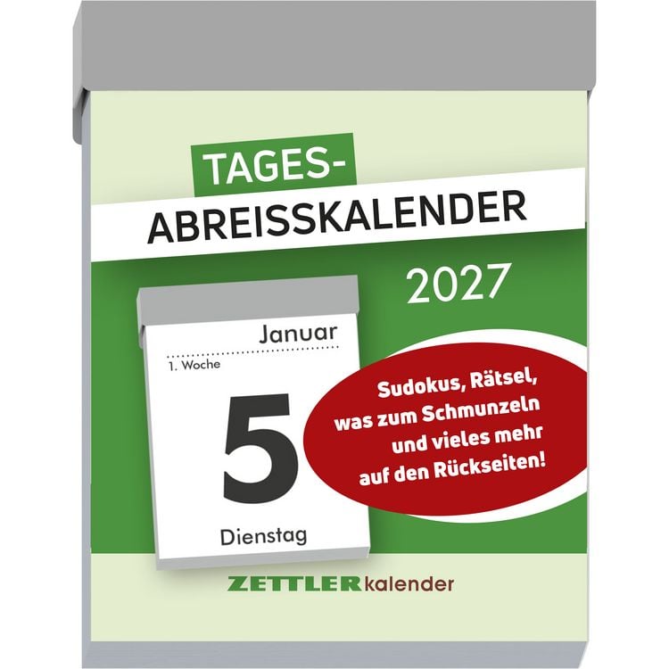 Produktbild: Tagesabrei&szlig;kalender M 2027