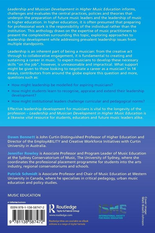 Produktbild: Leadership and Musician Development in Higher Music Education