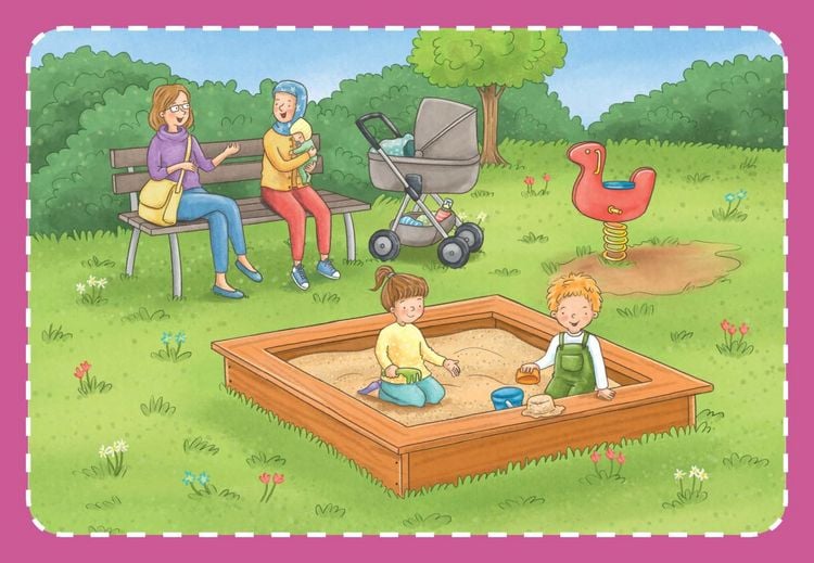 Produktbild: Wie viele sind wir hier? Bildergeschichten zum Z&auml;hlen und Rechnen lernen f&uuml;r Kinder von 3 bis 8