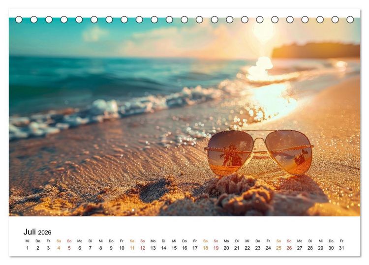 Produktbild: Natur im Jahr (Tischkalender 2026 DIN A5 quer), CALVENDO Monatskalender