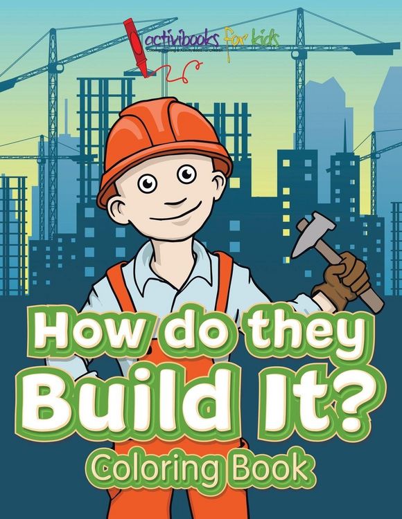 Produktbild: How Do They Build It? Coloring Book