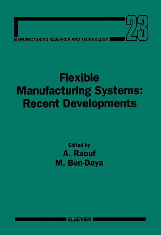 Produktbild: Flexible Manufacturing Systems: Recent Developments