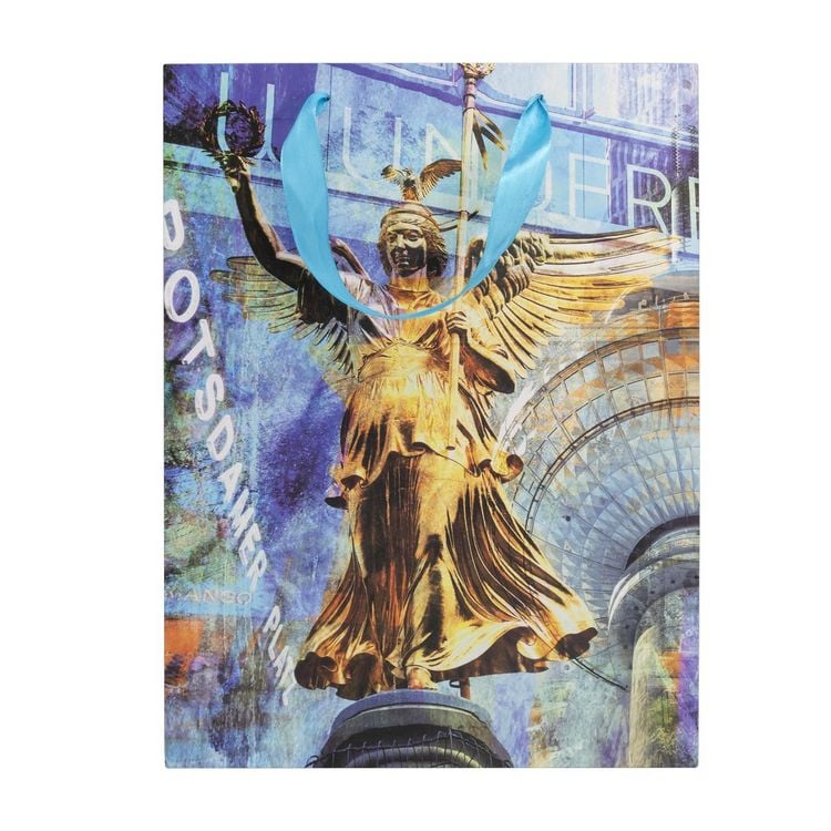 Produktbild: Idena Geschenktasche Berlin mehrfarbig 18x23x8cm