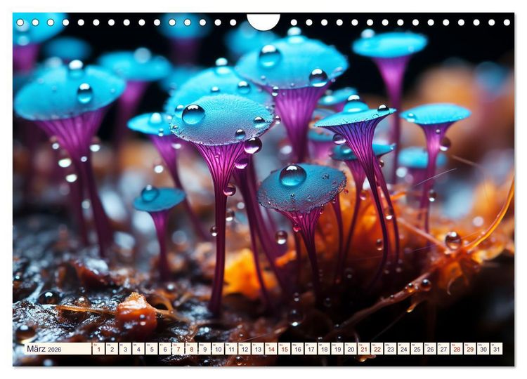 Produktbild: Wunderwelt Mikrokosmos (Wandkalender 2026 DIN A4 quer), CALVENDO Monatskalender