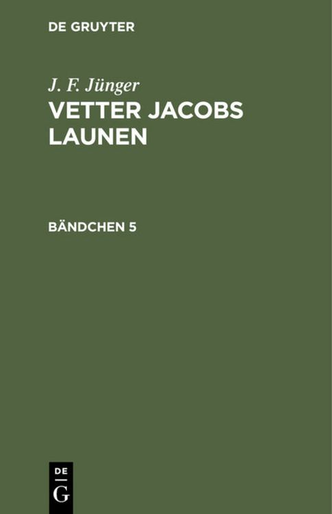 Produktbild: Vetter Jacobs Launen. B&auml;ndchen 5